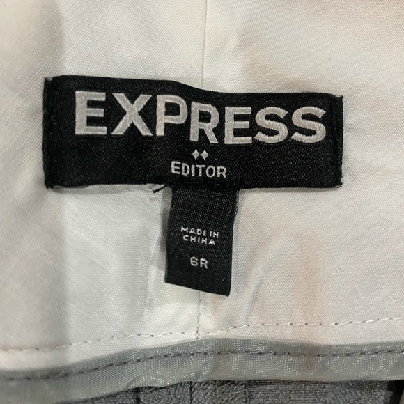 Express Pants & Jumpsuits Express Editor Size 6r Light Grey